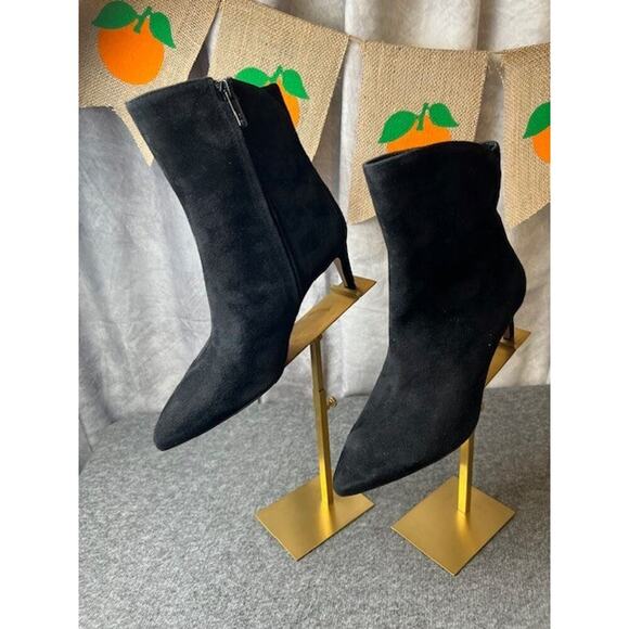 Sam Edelman Womens US 6 Usha Black Suede Ankle Bootie Black, Style # 17311L2003 - Picture 1 of 10